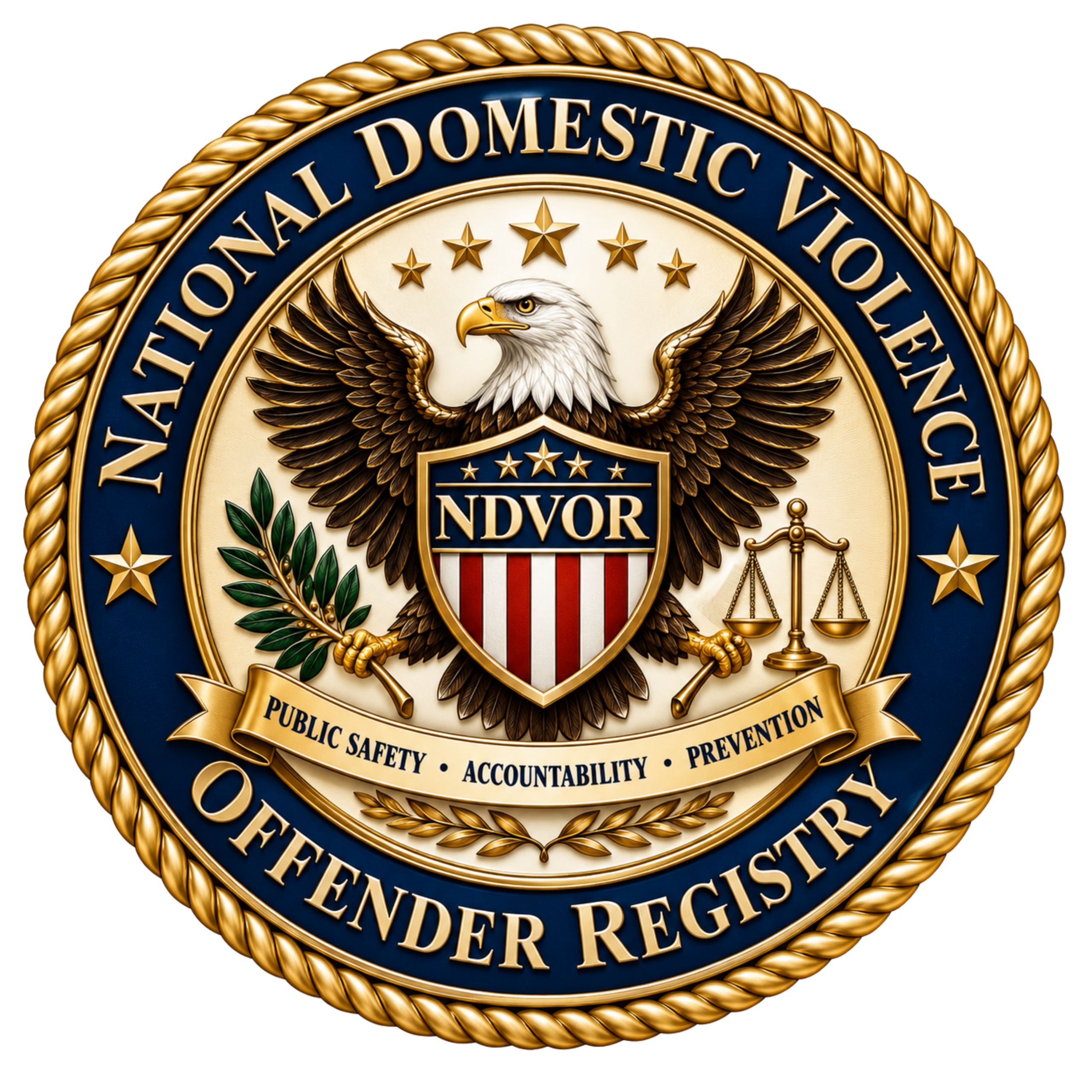 National Domestic Violence Offender Registry seal